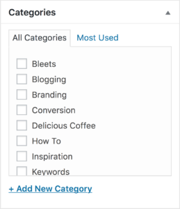 Blogging 101 Tips What Are Categories